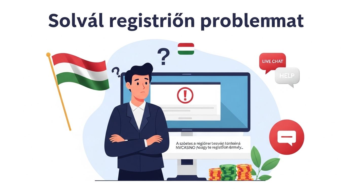Regisztrációs problémák hibaelhárítása casino account setup